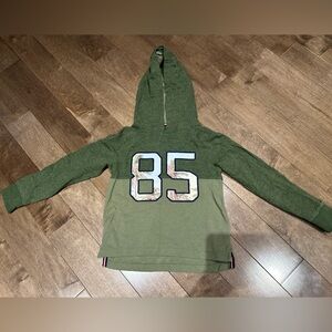 Tommy Hilfiger Green Kids Hoodie with 85 Print